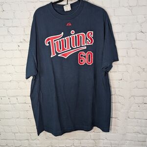 Twins Navy Blue Short Sleeve Tee